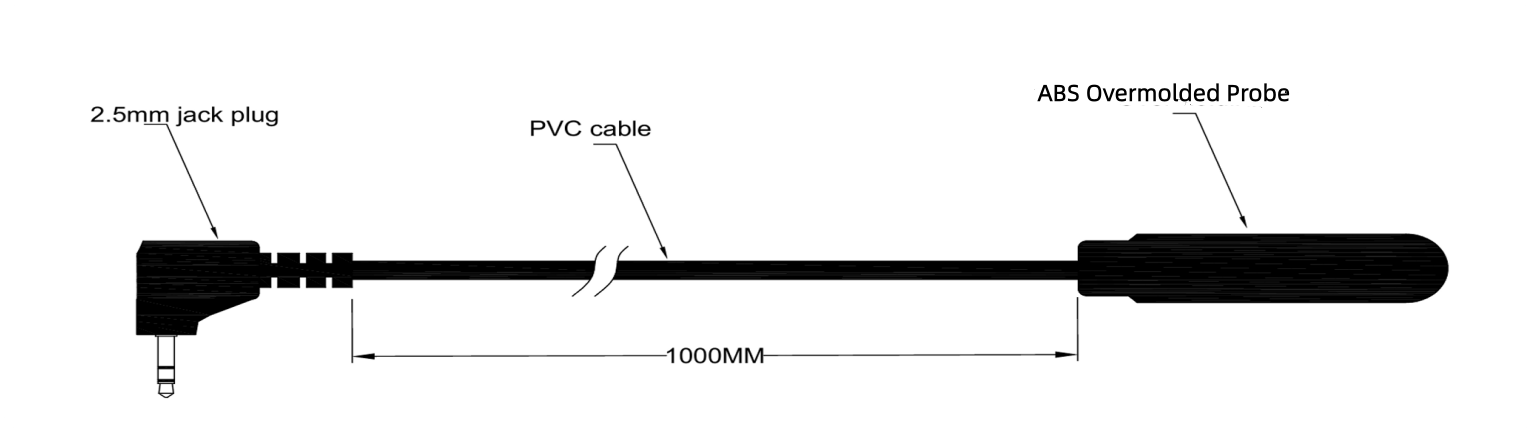 OEM DS18B20 Датчик температуры с ABS-обводкой